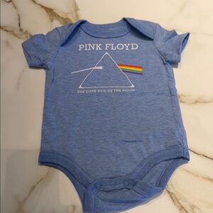 Pink Floyd Blue Bodysuit with Rainbow Accent